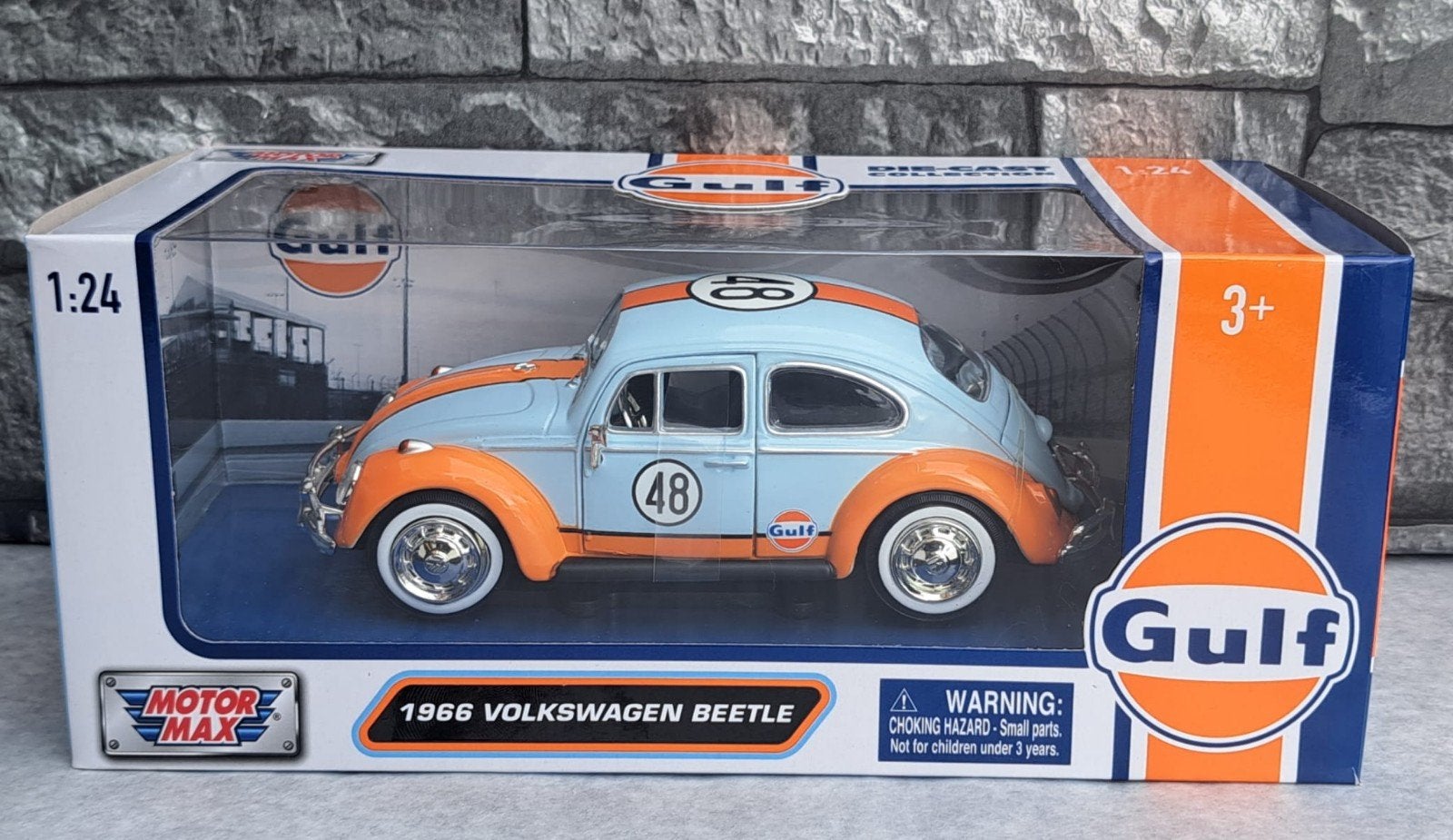 Vw Volkswagen Beetle GULF  1/24ème, Neuf, Enlèvement ou Envoi, Voiture, Motormax