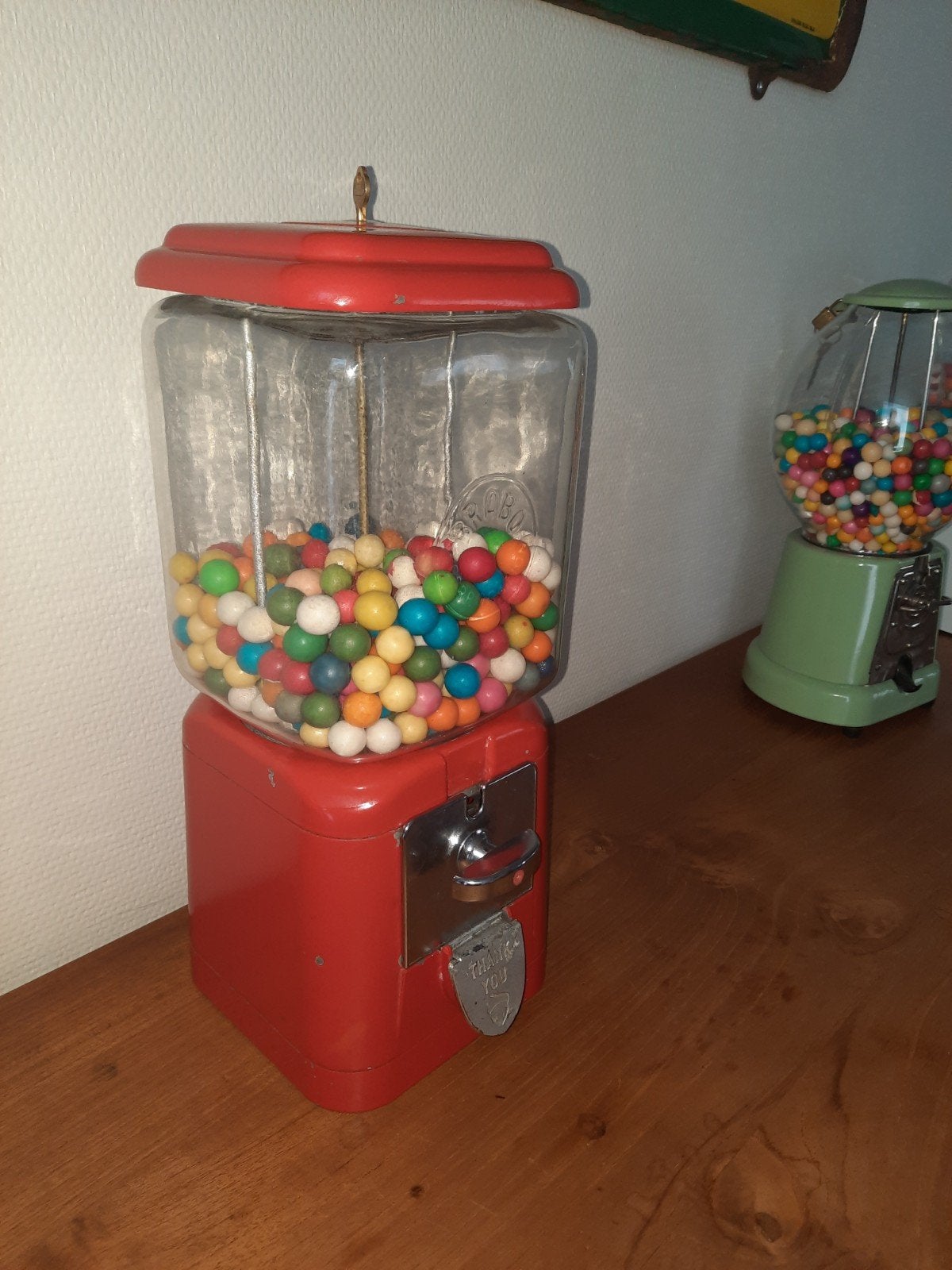 kauwgomautomaat pinda automaat, Verzamelen, Ophalen