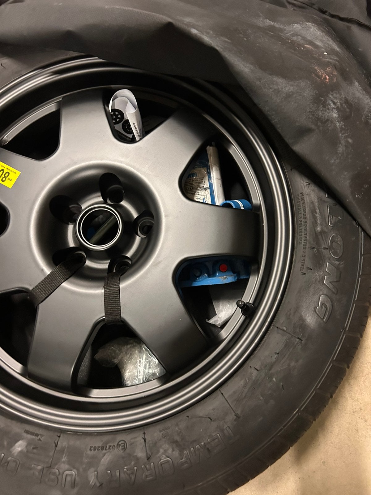 Set reservewiel Merceders GLC 250, Enlèvement