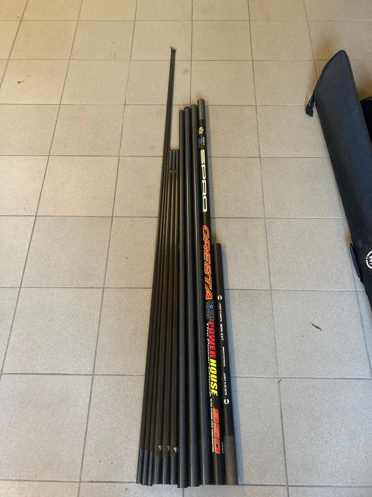 Spro powerhouse 9,5 m extreem sterke vaste hengel, Ophalen, Zo goed als nieuw, Vaste hengel