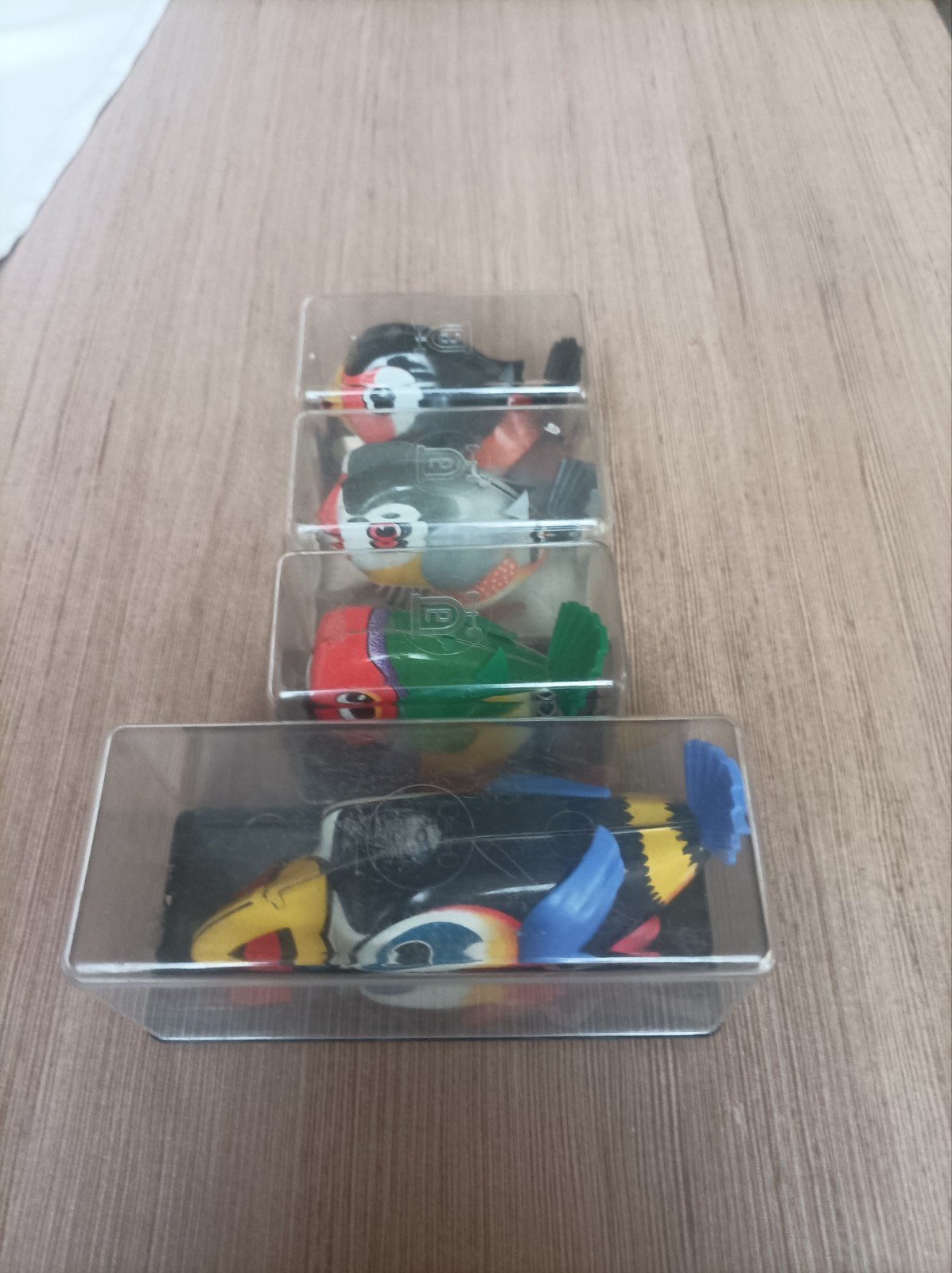 4 x Lehmann opwindbare blikken vogeltjes, Antiek en Kunst, Ophalen of Verzenden