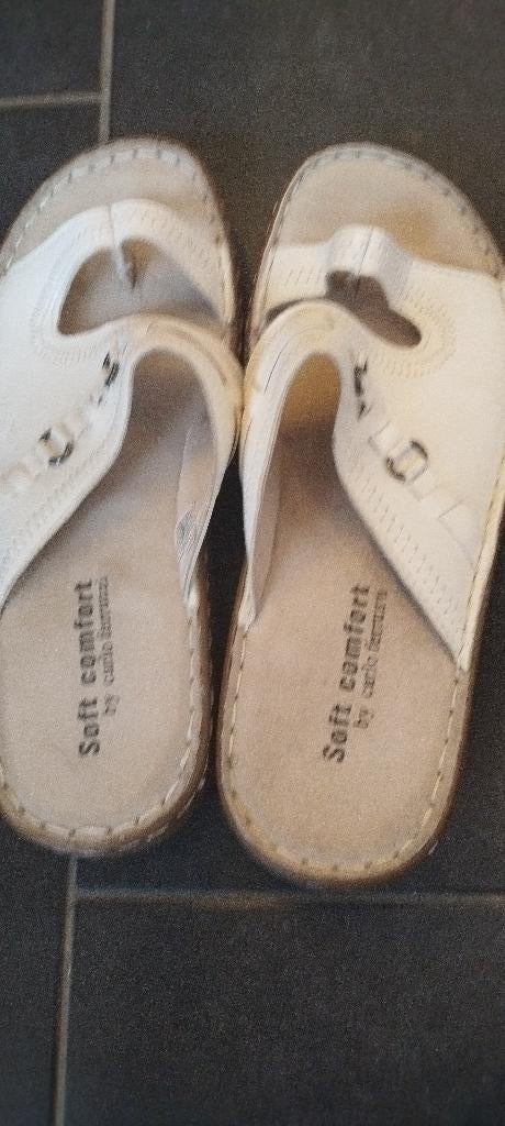 Schoenen, Vêtements | Hommes, Chaussures, Comme neuf, Enlèvement, Blanc, Sandales