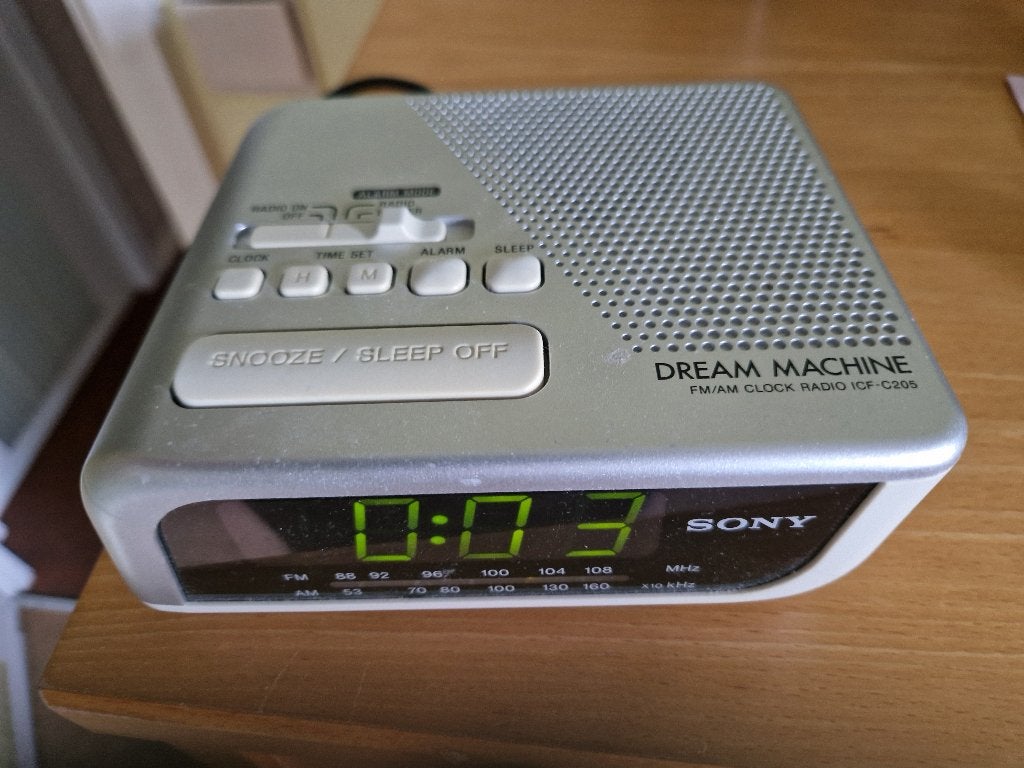 Wekkerradio Sony, Ophalen, Gebruikt, Digitaal