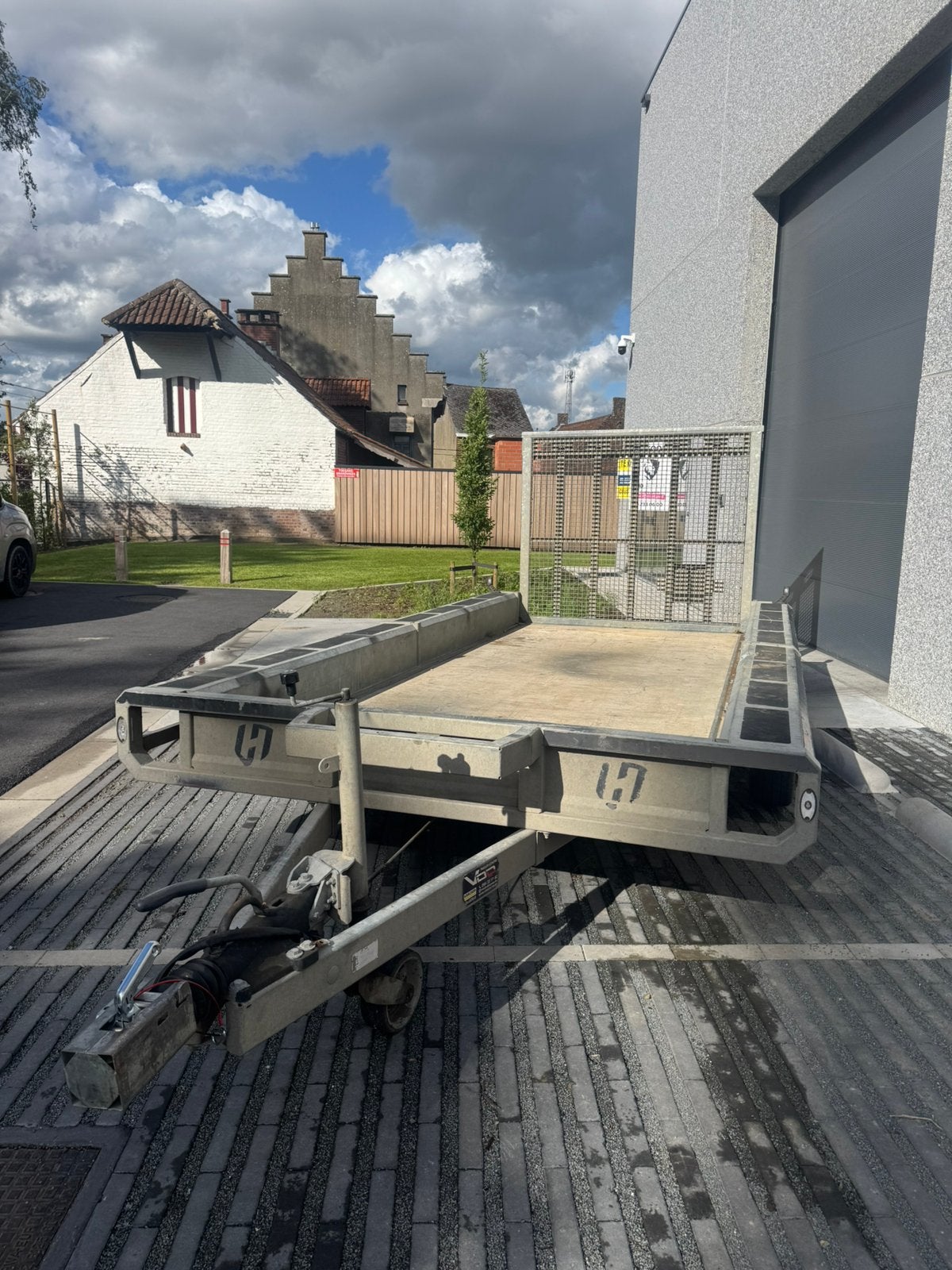 Henra machinetransporter, Auto diversen, Aanhangers en Bagagewagens, Ophalen, Gebruikt