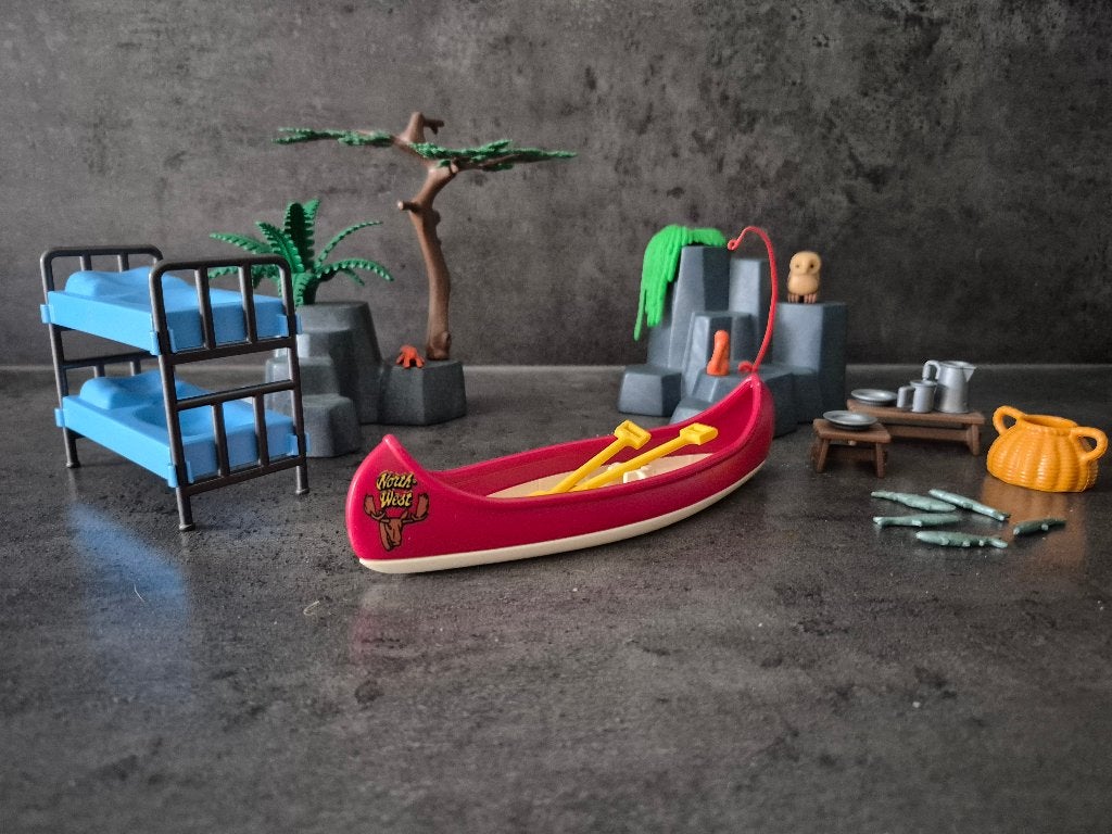 Playmobil - aanvulling hut indianen, Losse onderdelen, Overige typen, Ophalen of Verzenden, Zo goed als nieuw