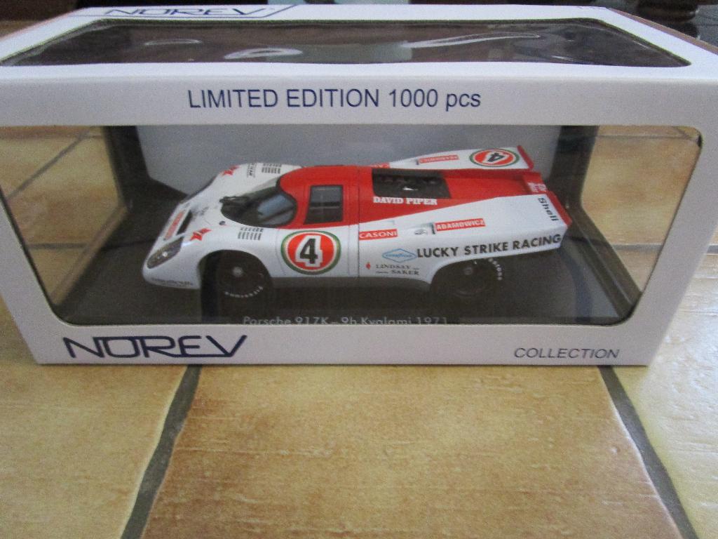 norev 1:18 porsche 917k kyalami 1971, Enlèvement ou Envoi, Comme neuf, Voiture, Norev
