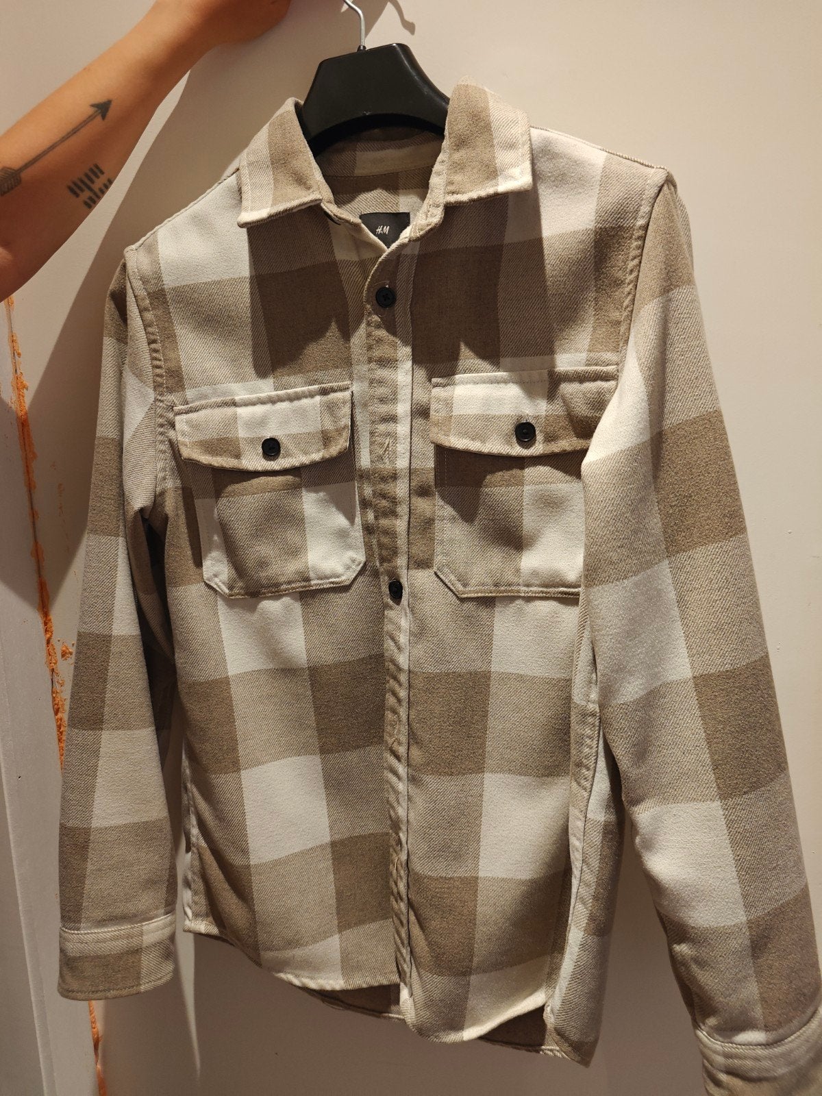 Heren hemd, H&M, Enlèvement, Porté, Taille 36 (S)
