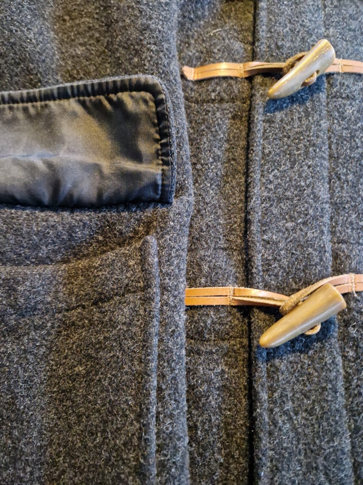 Gloverall Mid-Length Duffle Coat, Gloverall, Grijs, Gedragen, Verzenden