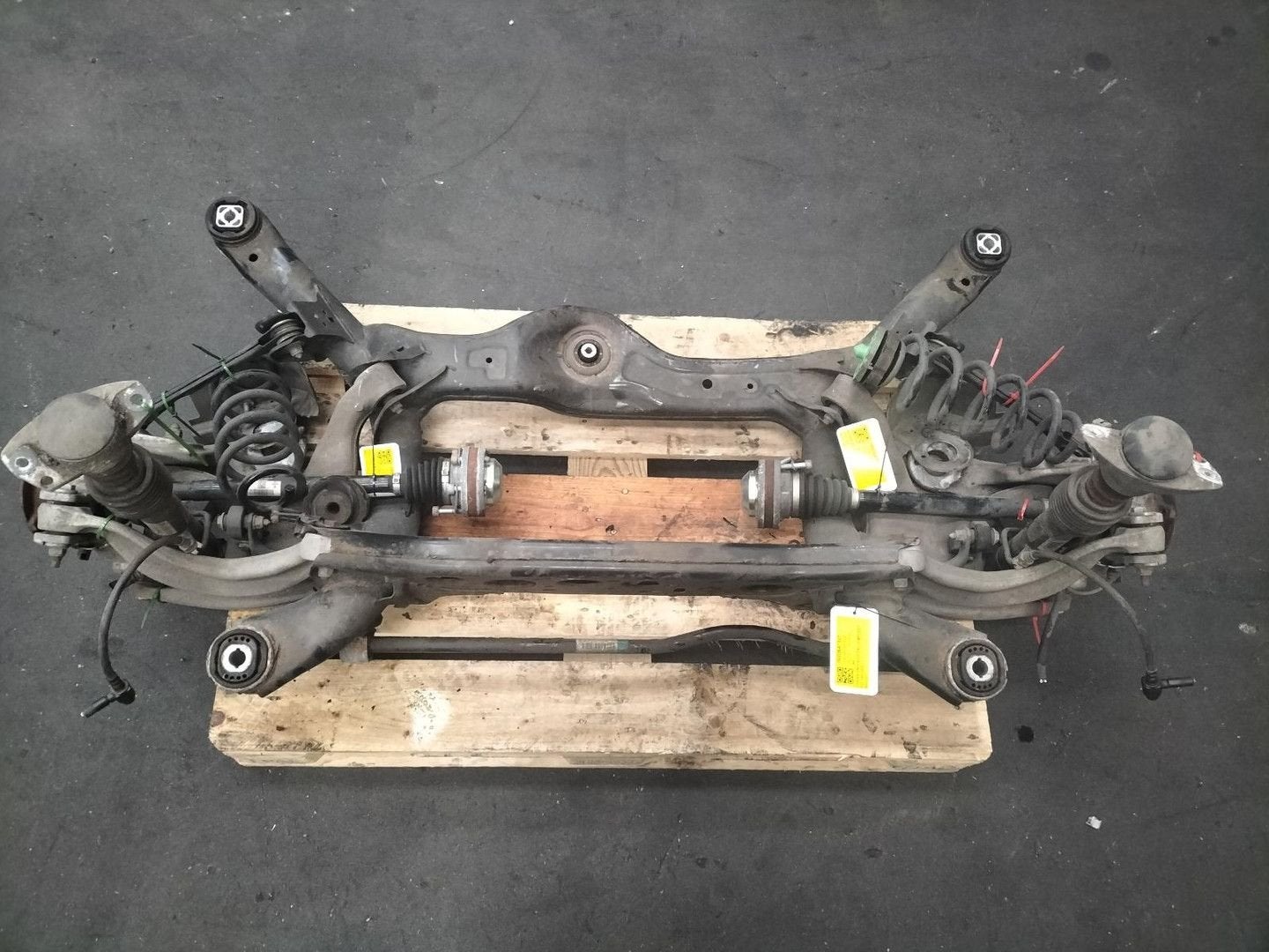 AUDI A6 4GD RS6  A6 Avant Quattro OPHANGING ACHTER COMPLEET, Ophalen of Verzenden, Gebruikt, ARN erkend