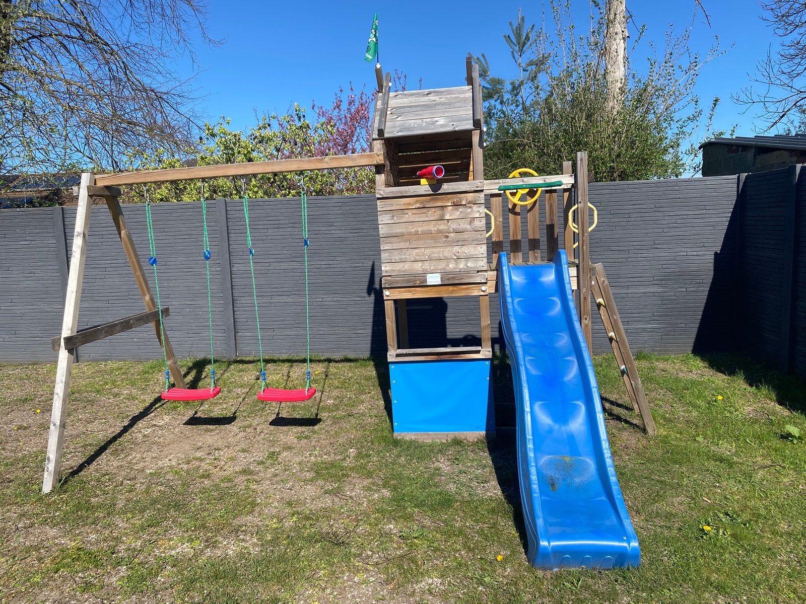 Speeltoestel jungle gym, Ophalen, Zo goed als nieuw, Glijbaan