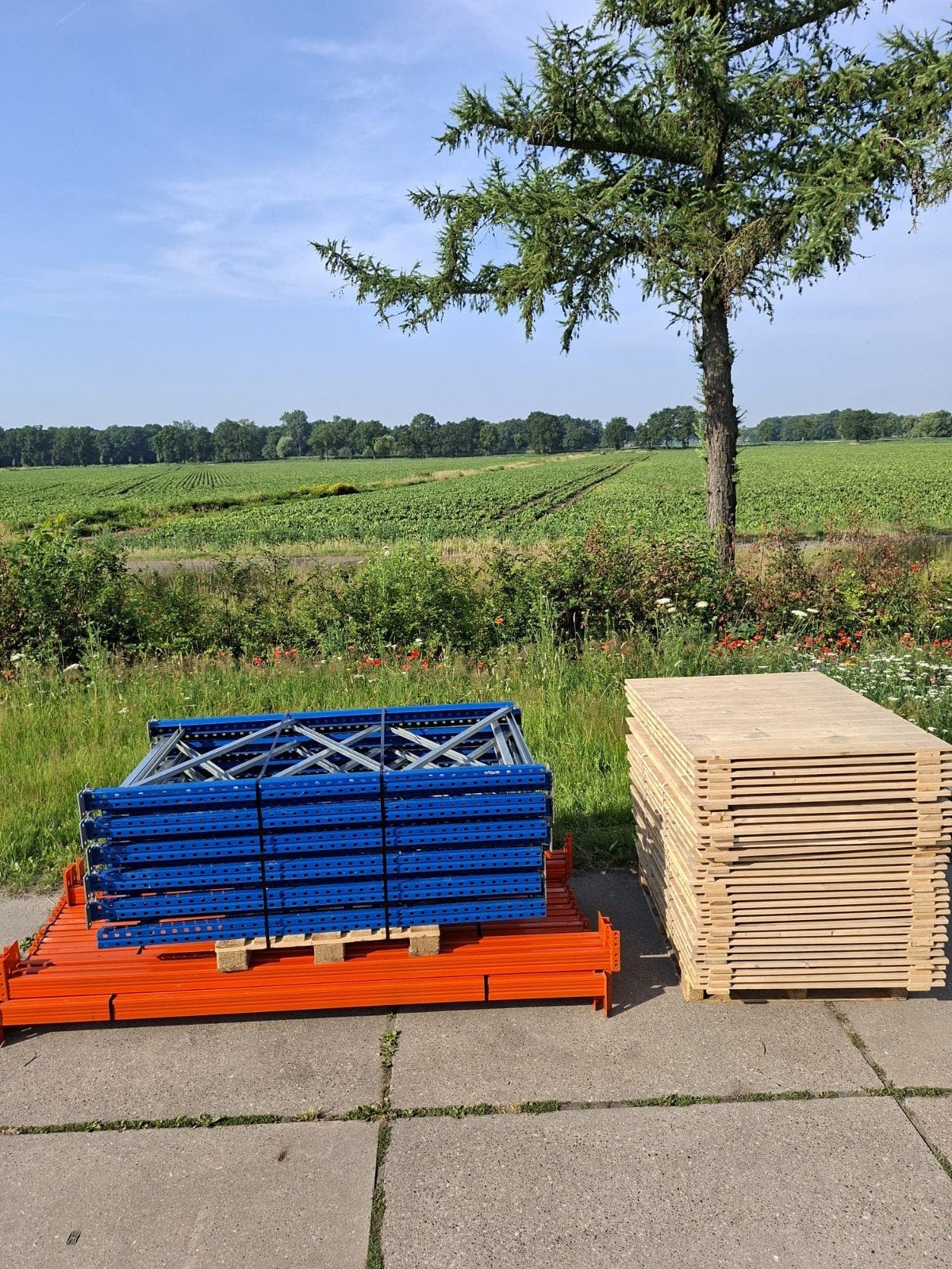 Ar palletstelling magazijnstelling 2.0x1.1x2.7m, Ophalen