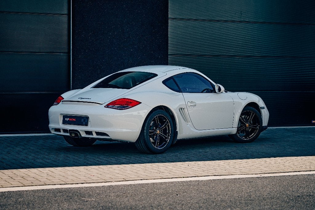 Porsche 987 Cayman II PDK 2009 Chrono/volleder, Auto's, Porsche, Automaat, Euro 5, Achterwielaandrijving, Zwart
