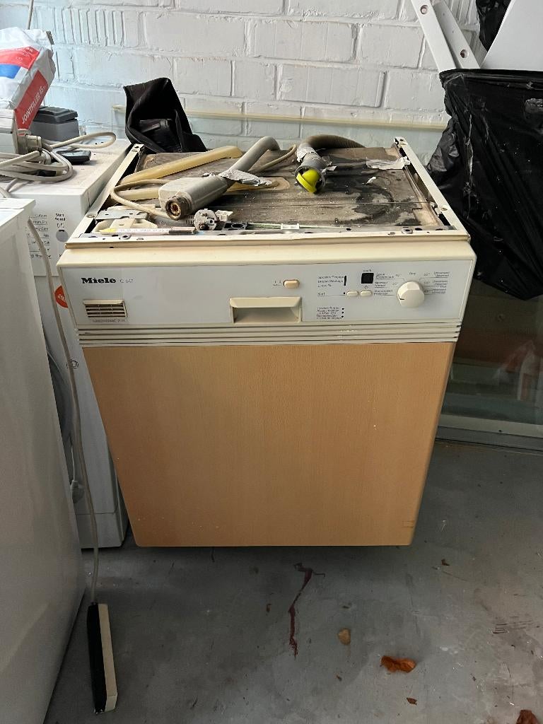 afwasmachine, Ophalen, Gebruikt, Inbouw