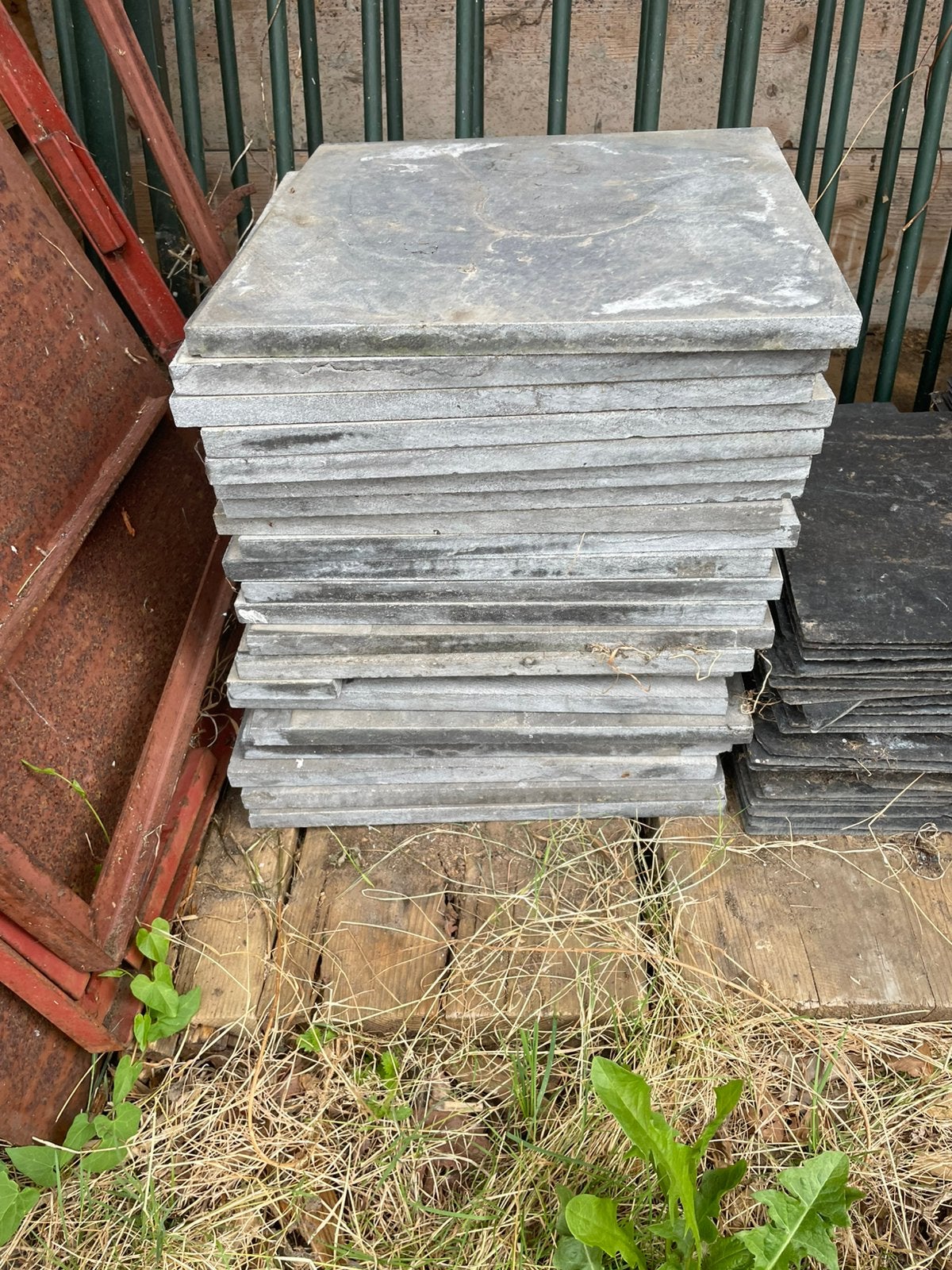 Blauwe steen 40x40 22 stuks, Enlèvement, Comme neuf