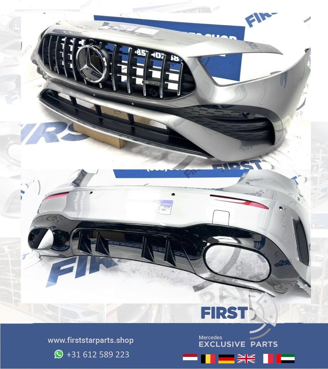 BUMPER W177 A35 AMG Pakket compleet mercedes A Klasse FACELI, Auto-onderdelen, Gebruikt, -, Ophalen of Verzenden, Bumper