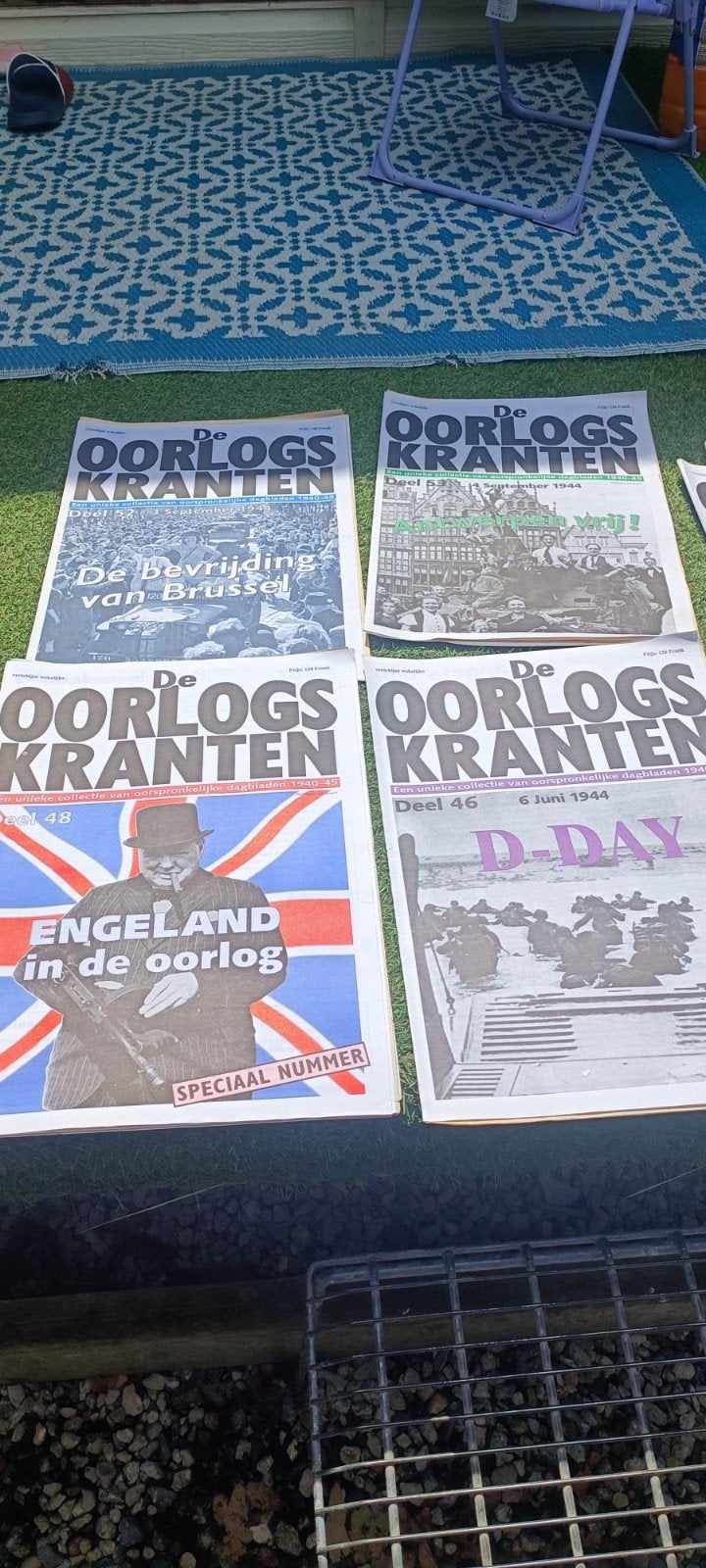 Oorlogskranten 57 delen, Verzamelen, Ophalen