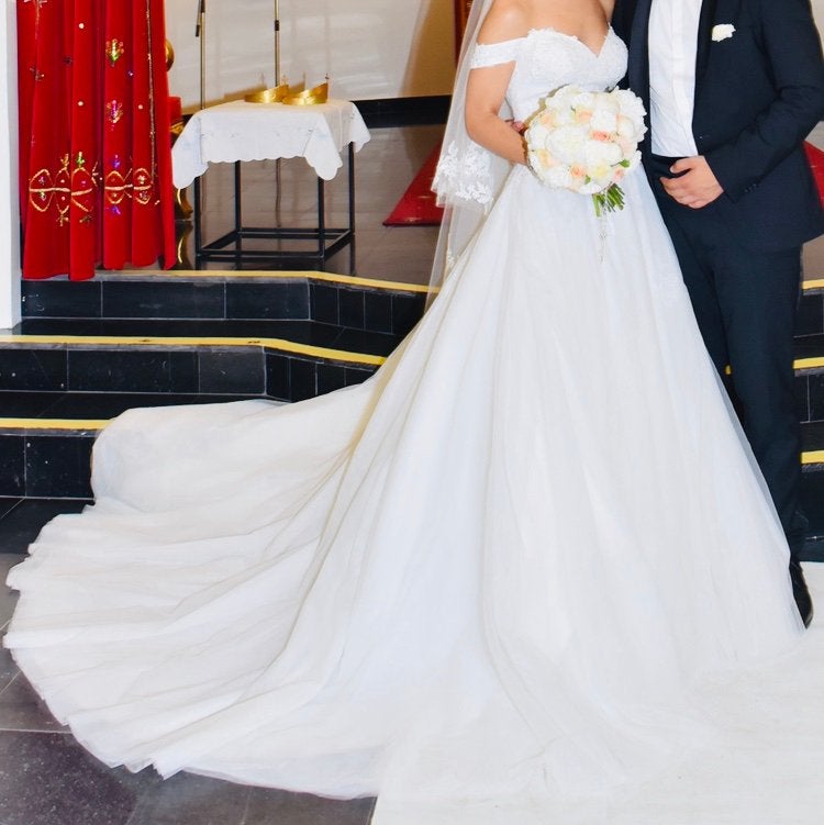 Robe de mariee taille 34-38, Vêtements | Femmes, Enlèvement, Comme neuf, Robe de mariée