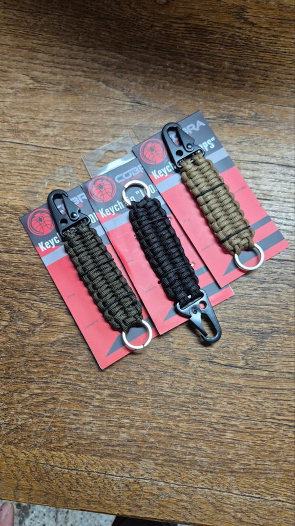 Setje van 3 paracord sleutelhangers., Ophalen
