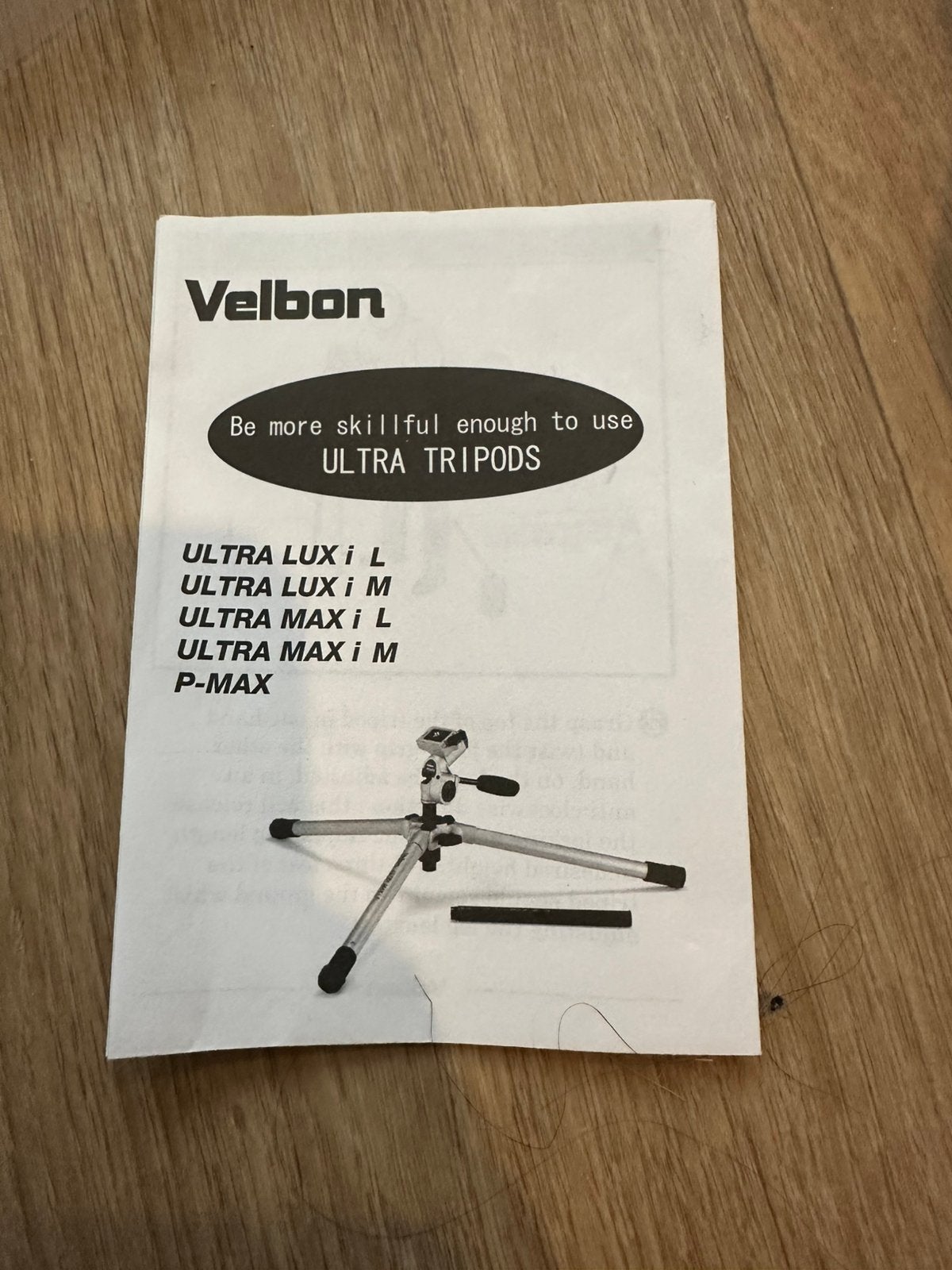 Velbon statief in zeer goede staat, Ophalen, Nieuw, Inclusief draagtas, Velbon