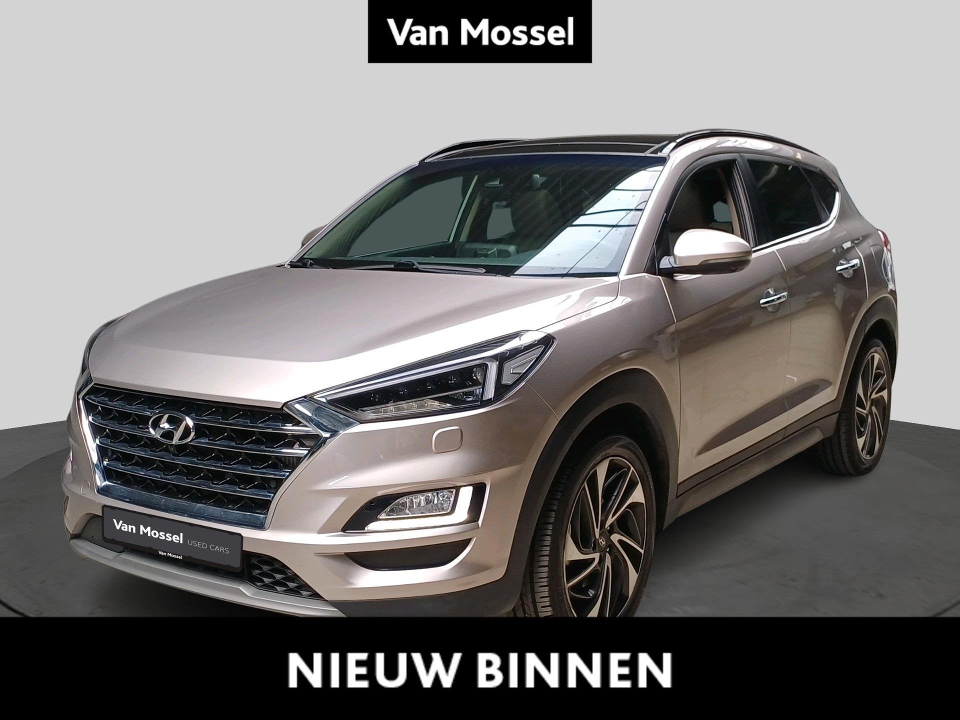 Hyundai Tucson 1.6 T-GDi ISG Shine DCT-7, Gebruikt, 4 cilinders, 1600 cc, Beige