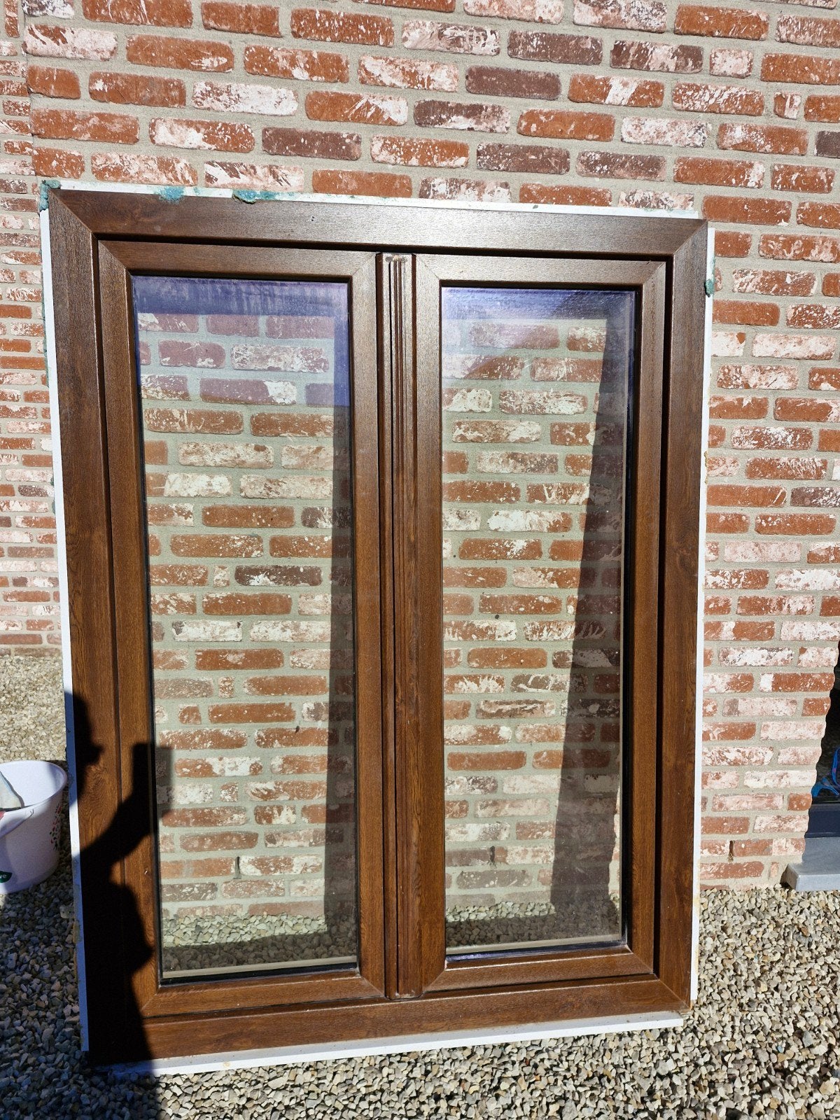 Fenêtre en 2 parties, double vitrage, Double vitrage, 160 cm ou plus, Fenêtre de façade ou Vitre, Enlèvement