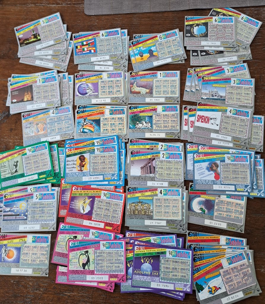 Loterij subito-ticket kraslot, Verzamelen, Ophalen of Verzenden