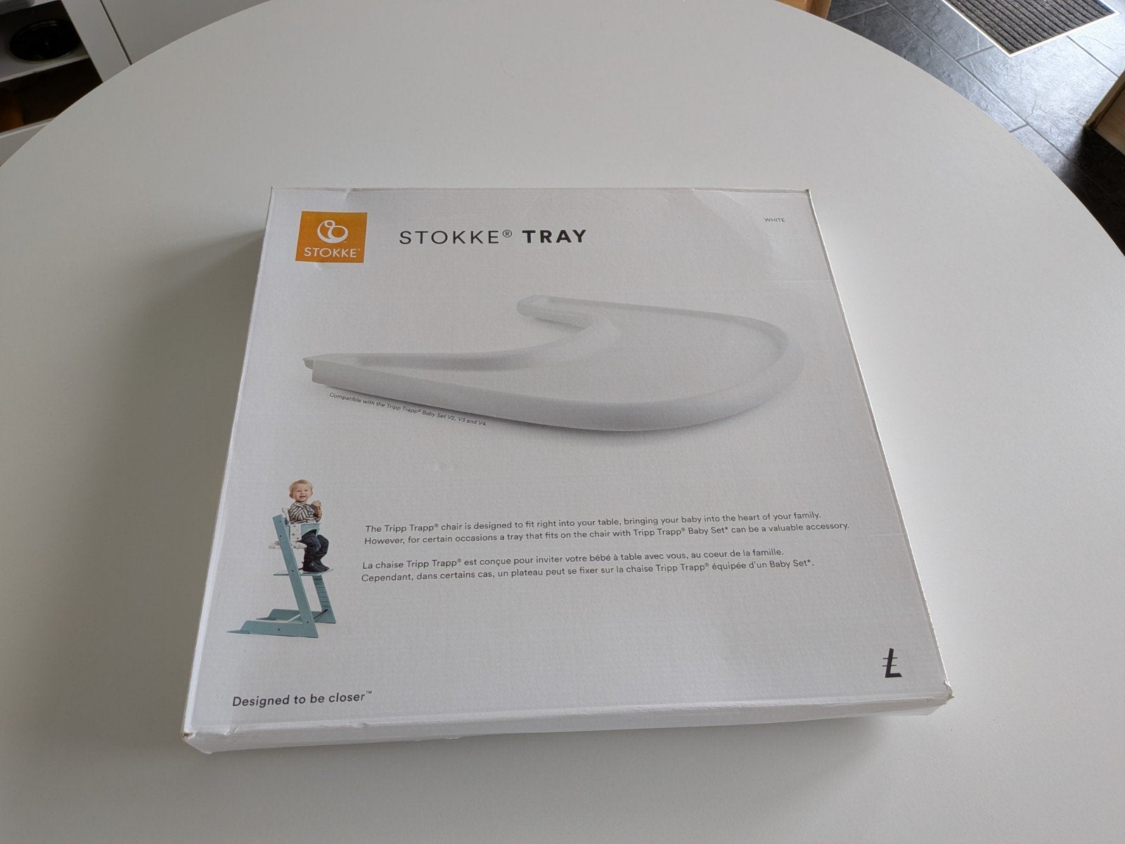 Stokke tray wit, Kinderen en Baby's, Kinderstoelen, Ophalen