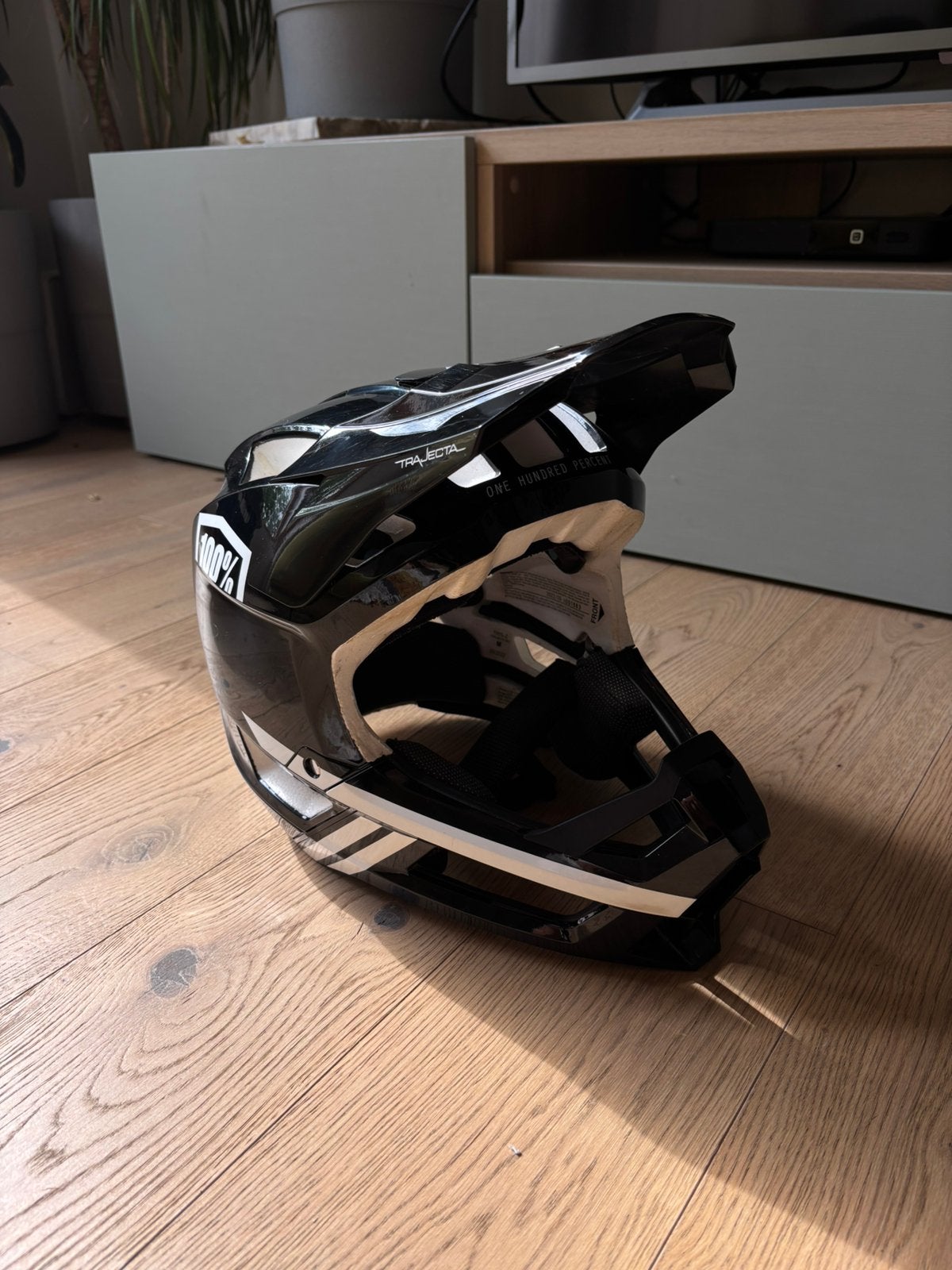 Casque VTT intégral 100% Trajecta, Vélos & Vélomoteurs, Enlèvement ou Envoi, Utilisé, M