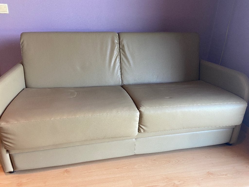 Zetelbed/logeerbed, Huis en Inrichting, Slaapkamer | Slaapbanken, Ophalen, Gebruikt, Tweepersoons, 180 cm
