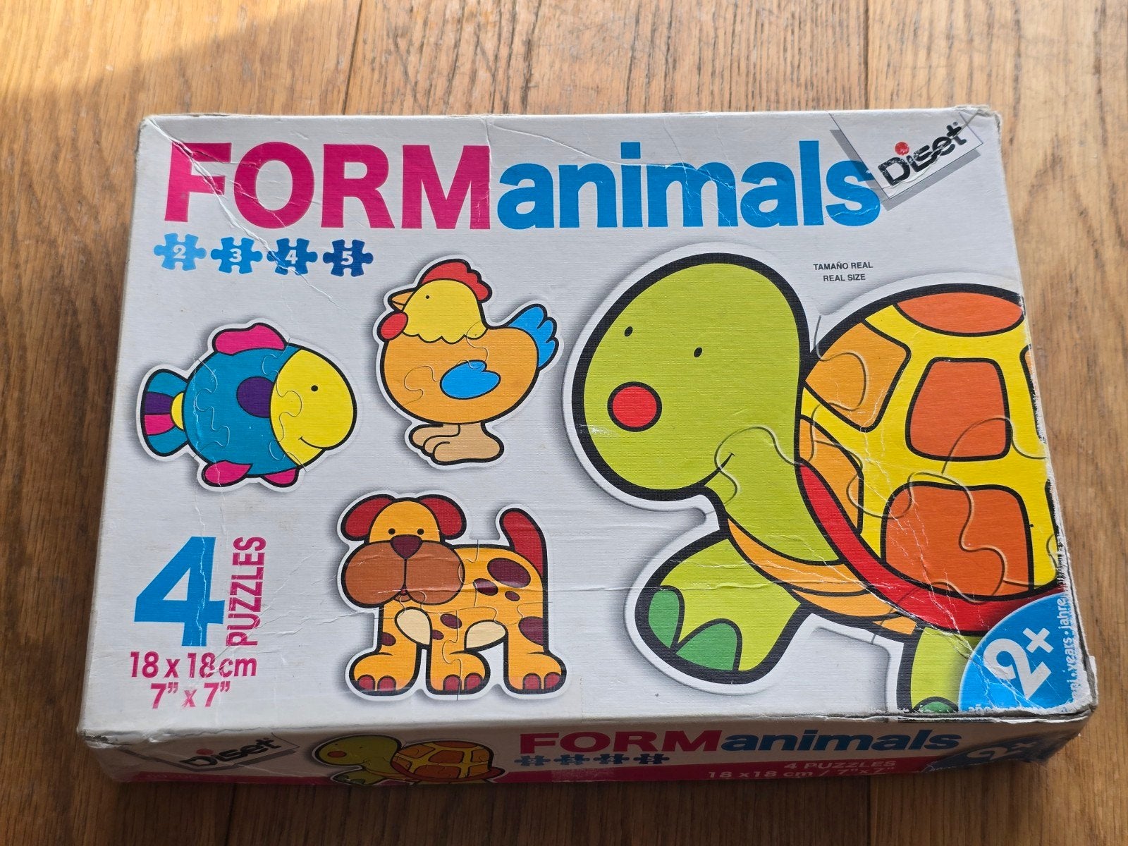 Diet FormAnimals — Ensemble de 4 puzzles d'animaux pour enfa, Enlèvement ou Envoi