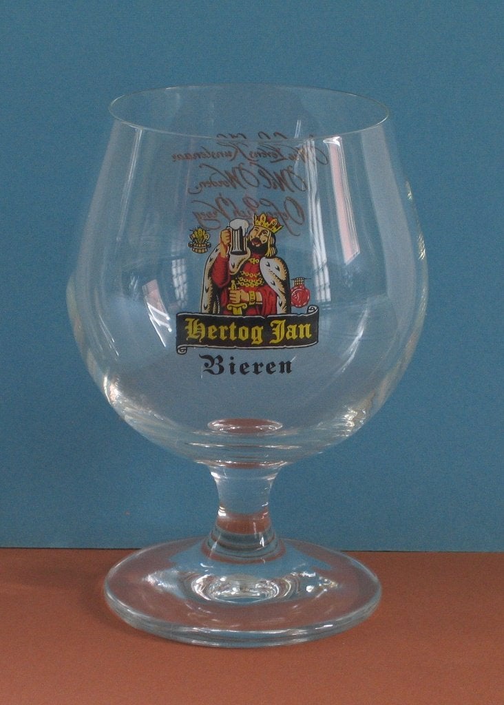 BIERGLAS HERTOG JAN 91, Verzamelen, Ophalen, Gebruikt, Glas of Glazen, Hertog Jan