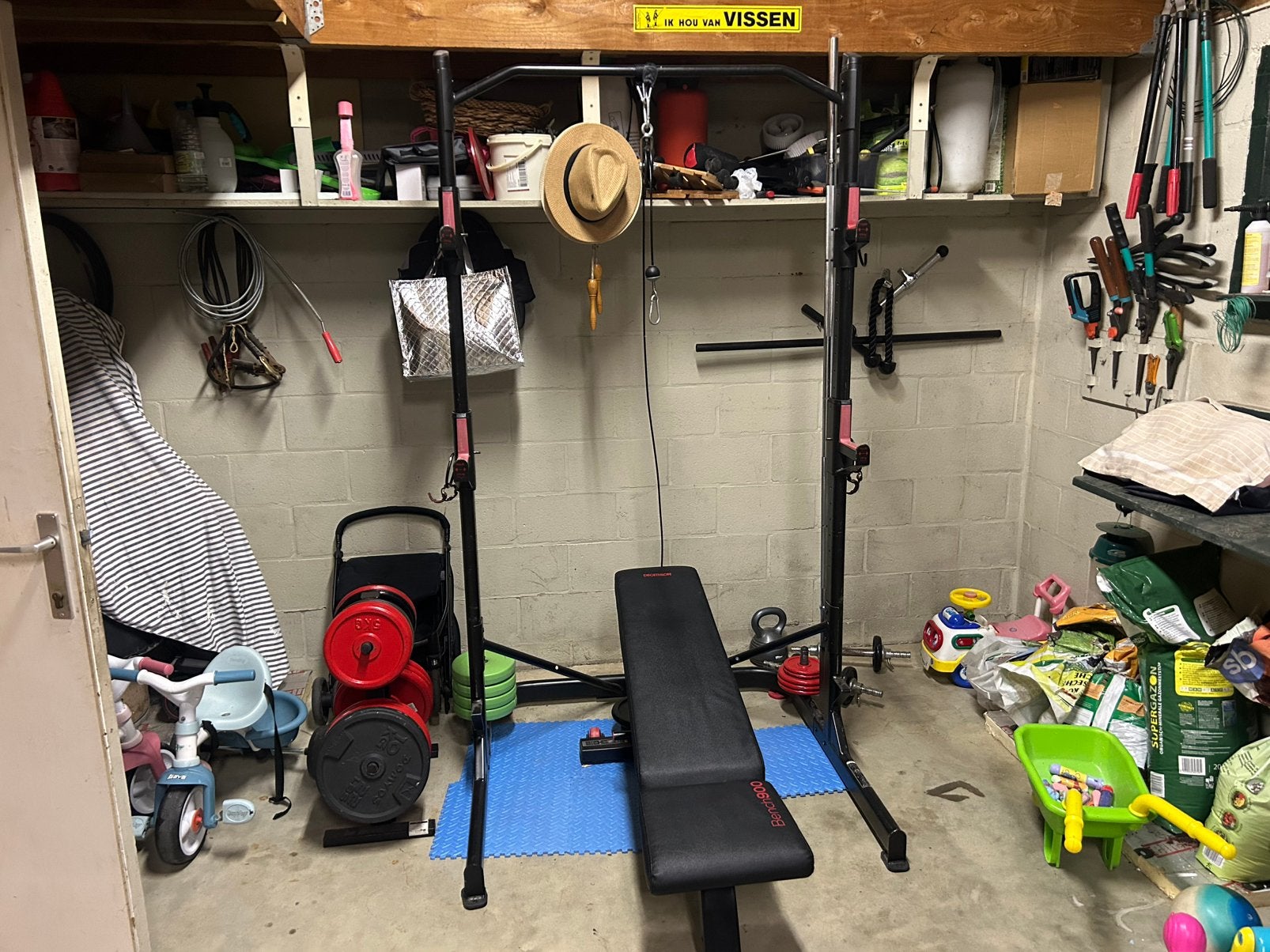 Home gym, Sport en Fitness, Ophalen, Zo goed als nieuw, Rug