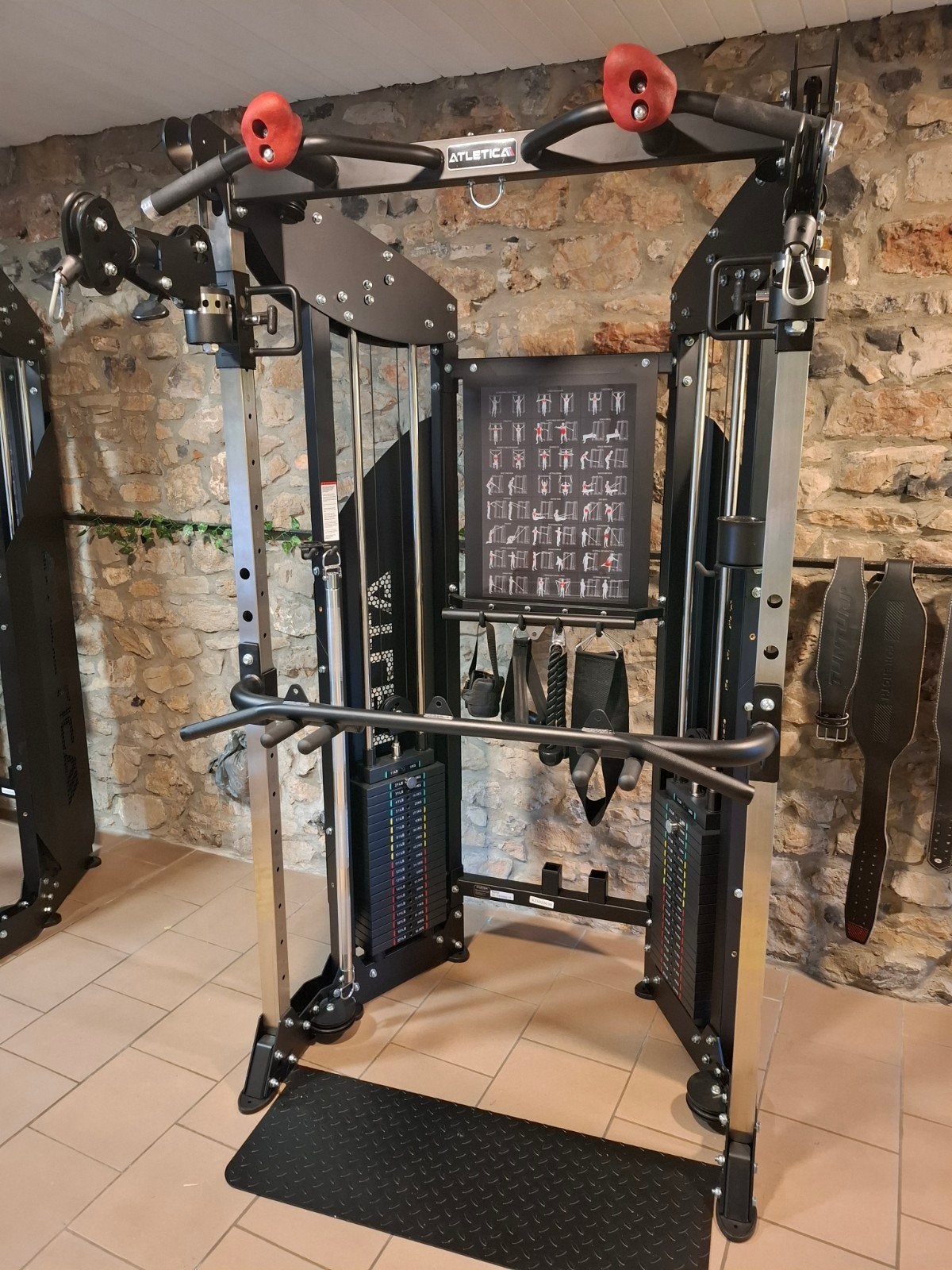 Smith machine poulie SUR MESURE, Sport en Fitness, Ophalen, Zo goed als nieuw, Overige typen