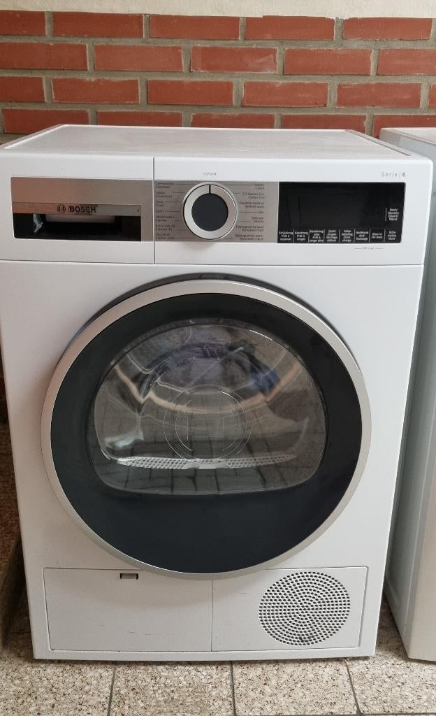 Droogkast Bosch Serie 6 met warmtepomp, Electroménager, Sèche-linge, Comme neuf, À condensation, Chargeur frontal, 8 à 10 kg, Moins de 85 cm
