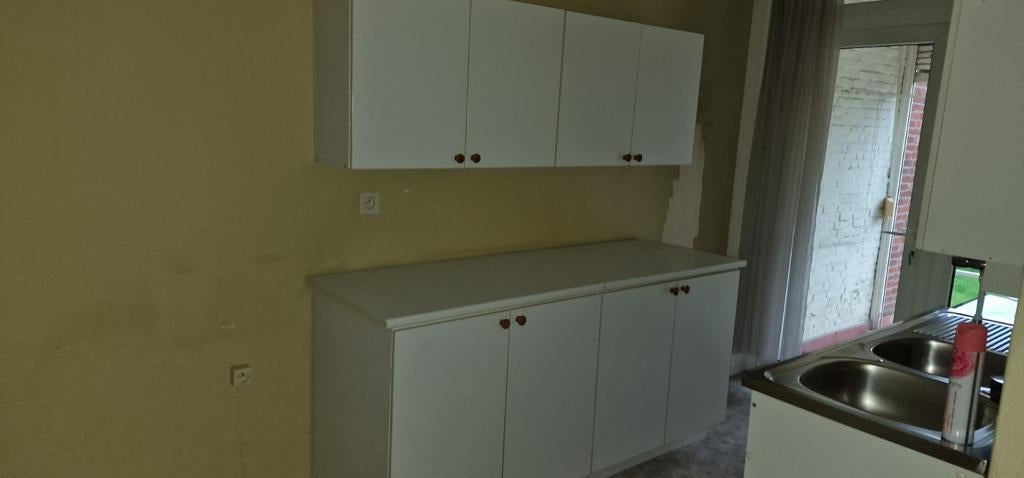 Keukenkasten weg is weg!, Huis en Inrichting, Ophalen, Zo goed als nieuw, Wit, Hout