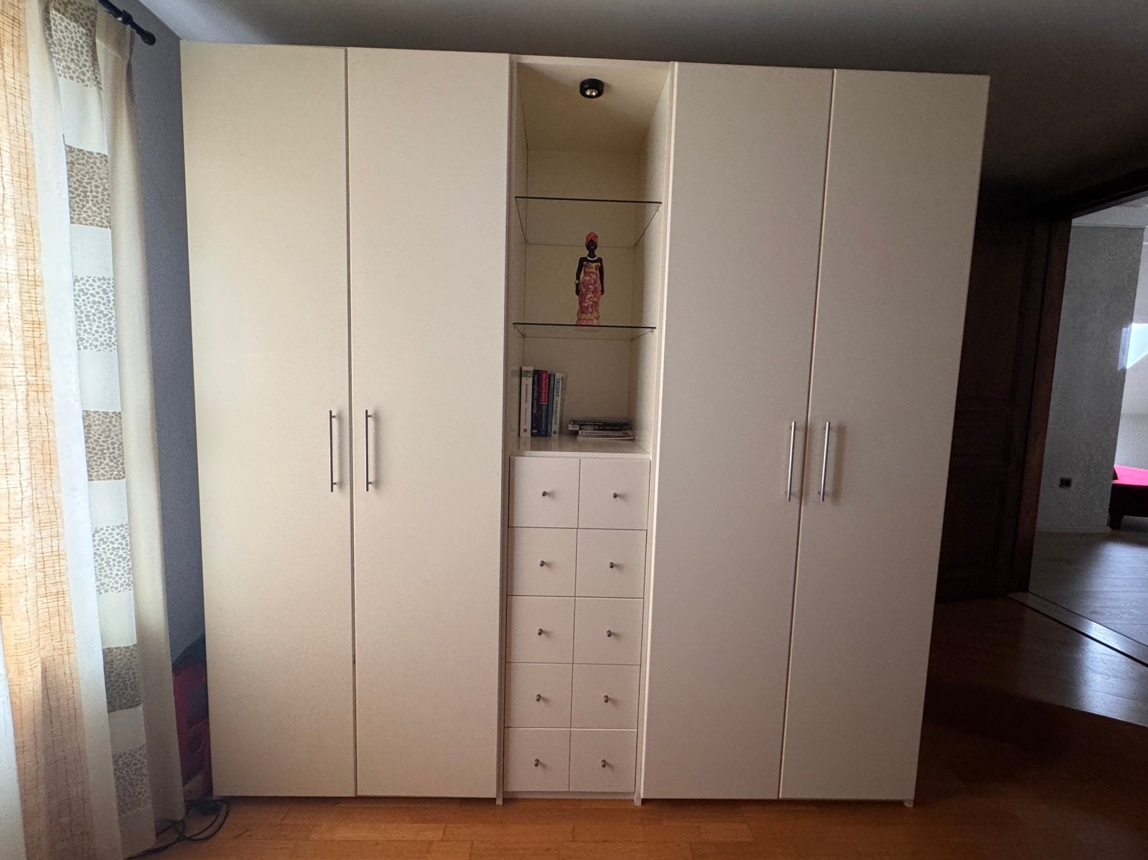 Mooie mdf kleerkast, Huis en Inrichting, Kasten | Kleerkasten, Gebruikt, 200 cm of meer, 200 cm of meer, Modern