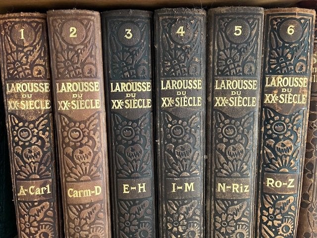 Edition complète Larousse du XXe siècle, Livres, Série complète, Général, Enlèvement, Utilisé