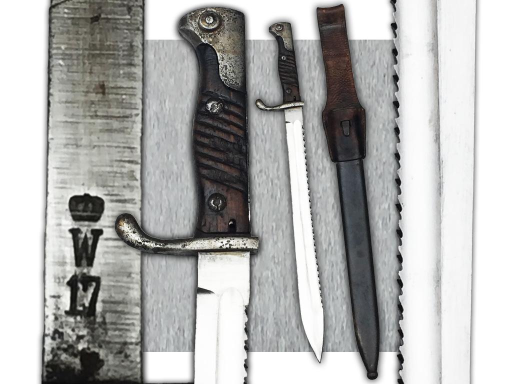 🚨Rare BAIONNETTE G98 Prussienne HOLLER Dents de scie 1917, Collections, Objets militaires | Général, Armée de terre, Enlèvement ou Envoi