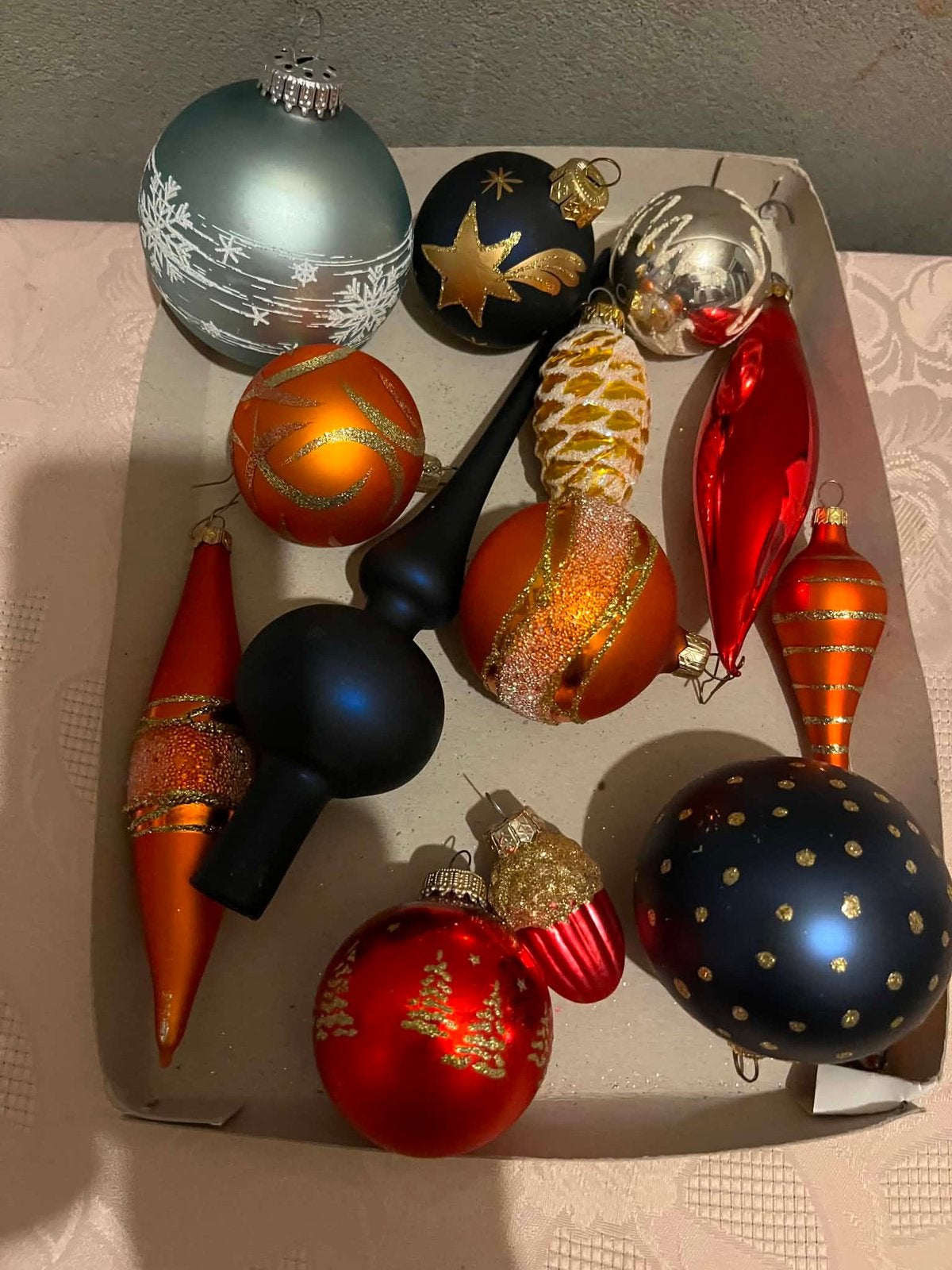 Kerstballen 6, Ophalen of Verzenden, Zo goed als nieuw