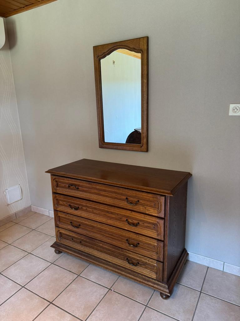 Commode met spiegel, Ophalen, Zo goed als nieuw