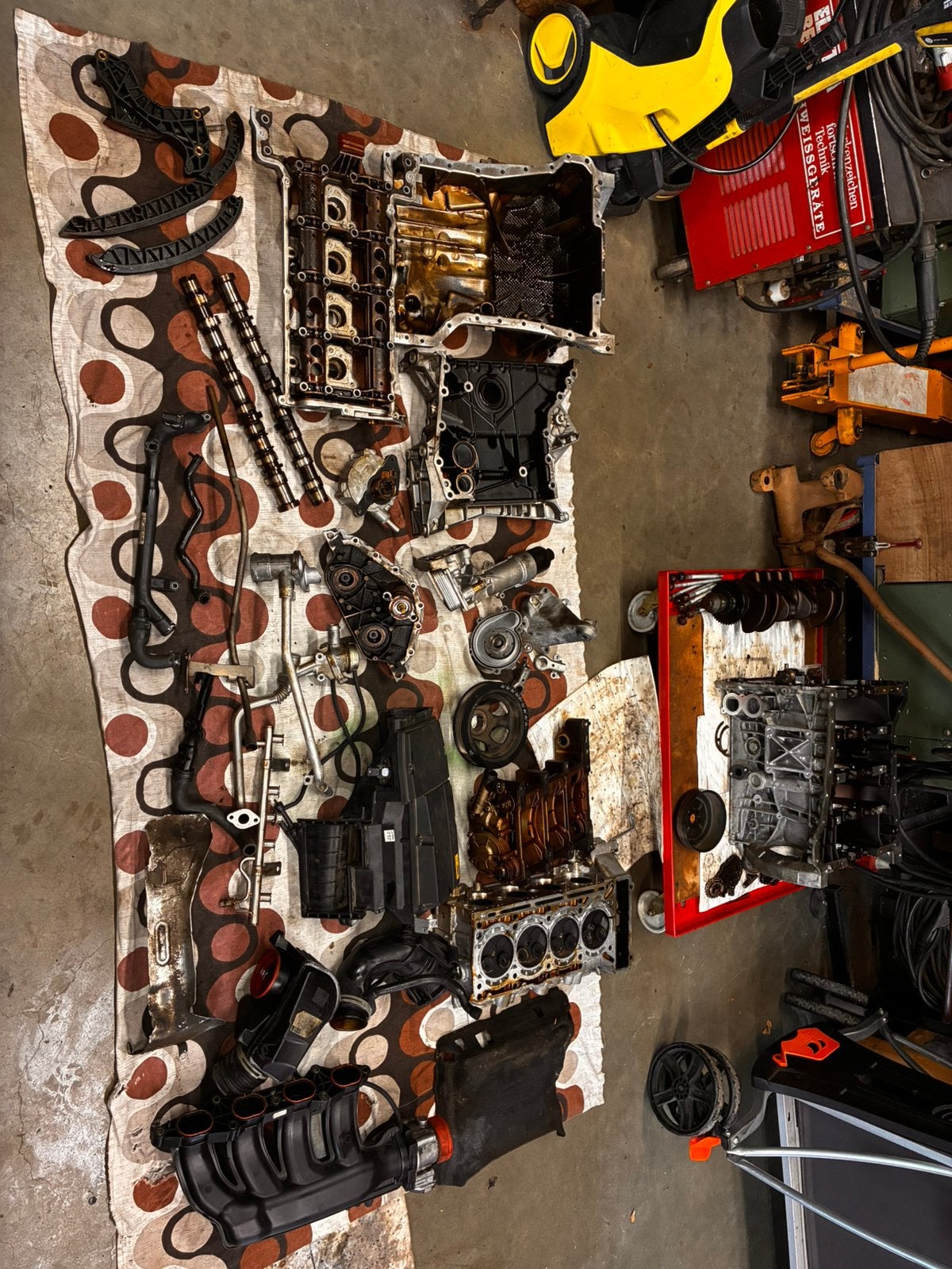 Motorblok Mercedes SLK 1.8 compressor, Ophalen, Gebruikt, Mercedes-Benz