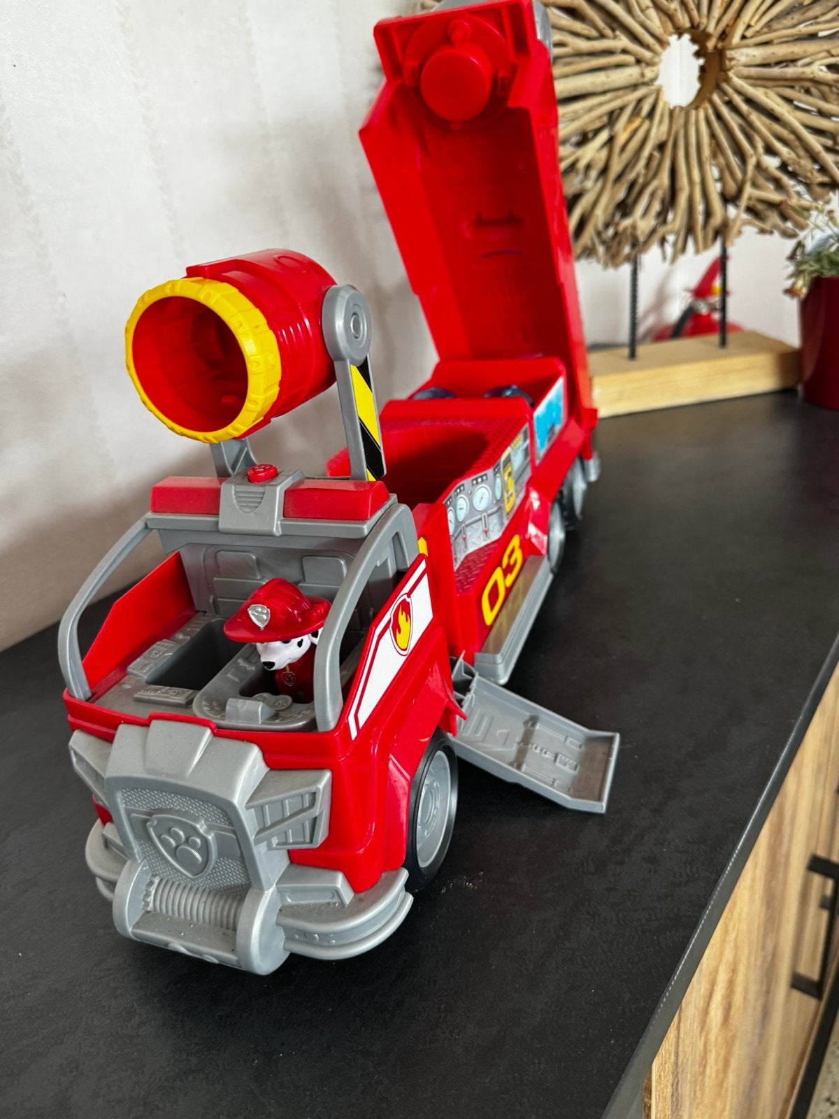 Paw patrol brandweerwagen, Kinderen en Baby's, Ophalen, Zo goed als nieuw