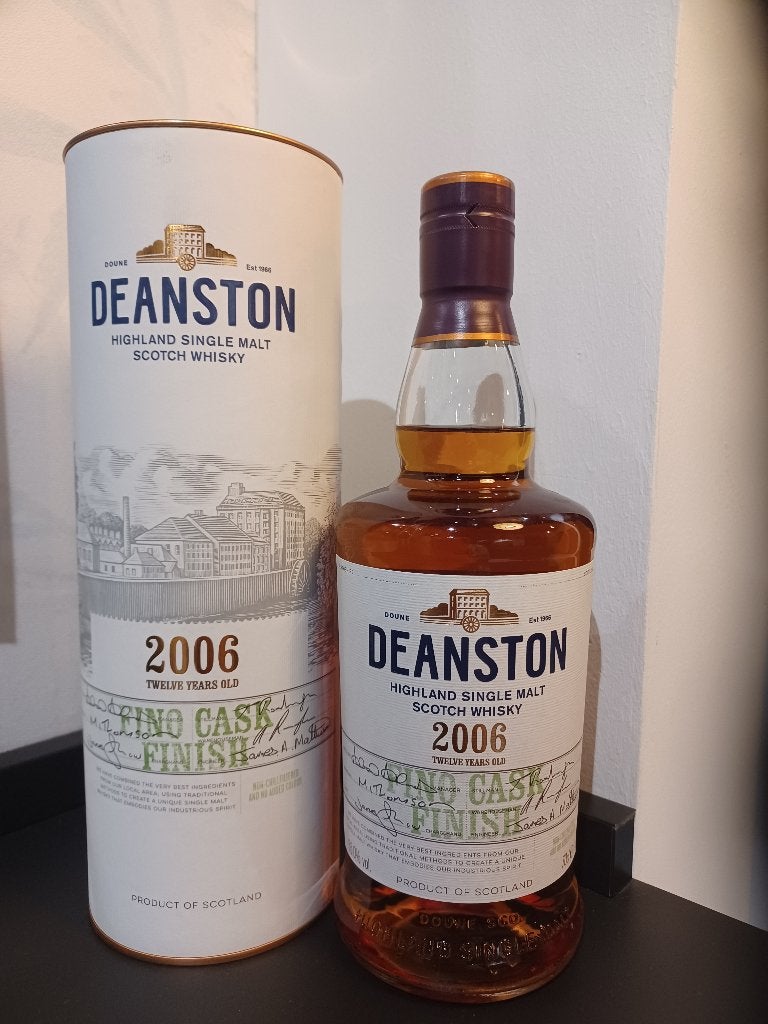 Whisky Deanston 2006 Fino Cask Finish, Verzamelen, Wijnen, Ophalen of Verzenden