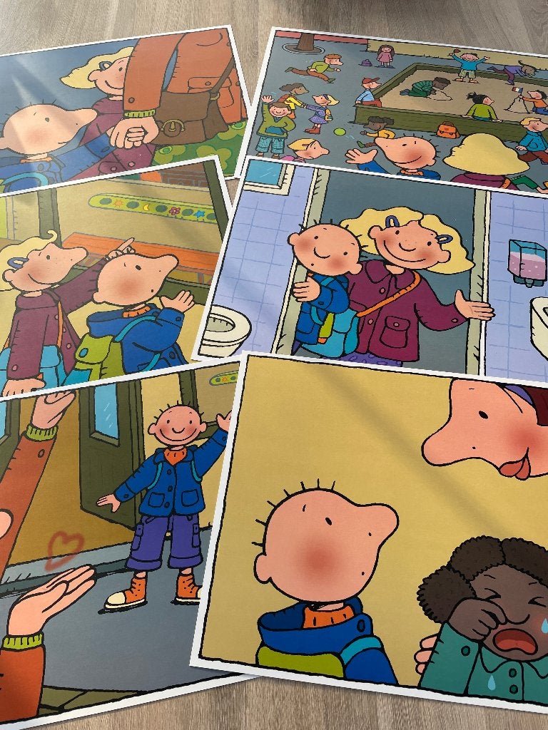 Grote vertelplaten: Jules gaat naar school, Boeken, Ophalen of Verzenden, Nieuw