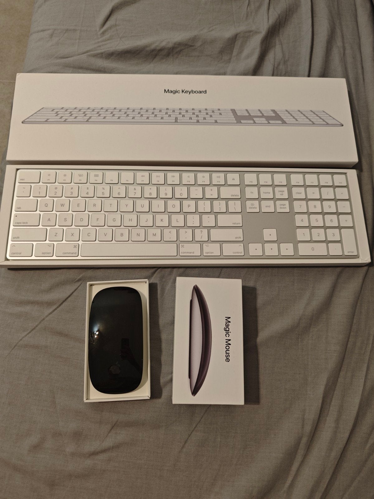 Magic Keyboard + Magic Mouse, Computers en Software, Toetsenborden, Ophalen, Qwerty, Nieuw, Apple