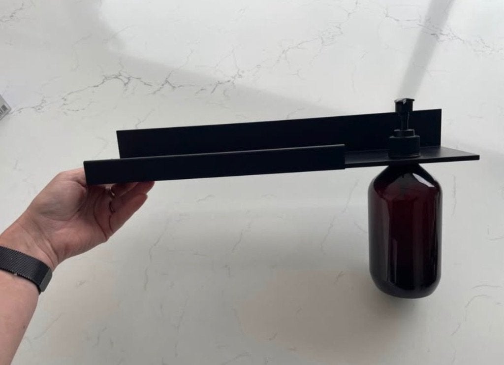 Alape assist planchet met zeeppomp zwart, Enlèvement, Neuf, Noir, Accessoire de douche