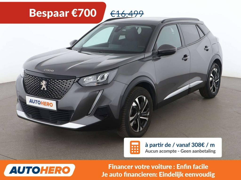 Peugeot 2008 1.2 PureTech Allure (bj 2021, automaat), Euro 6, 1199 cc, Bluetooth, 96 kW