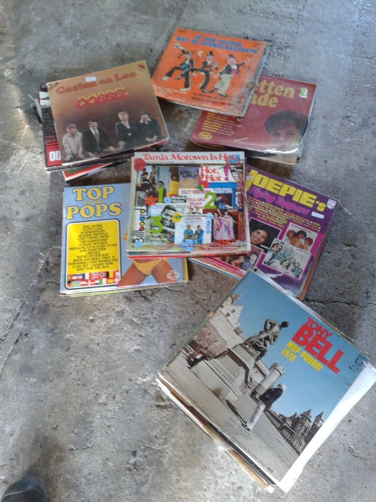 Vinyl platen +- 60stuks, Cd's en Dvd's, Ophalen, Gebruikt