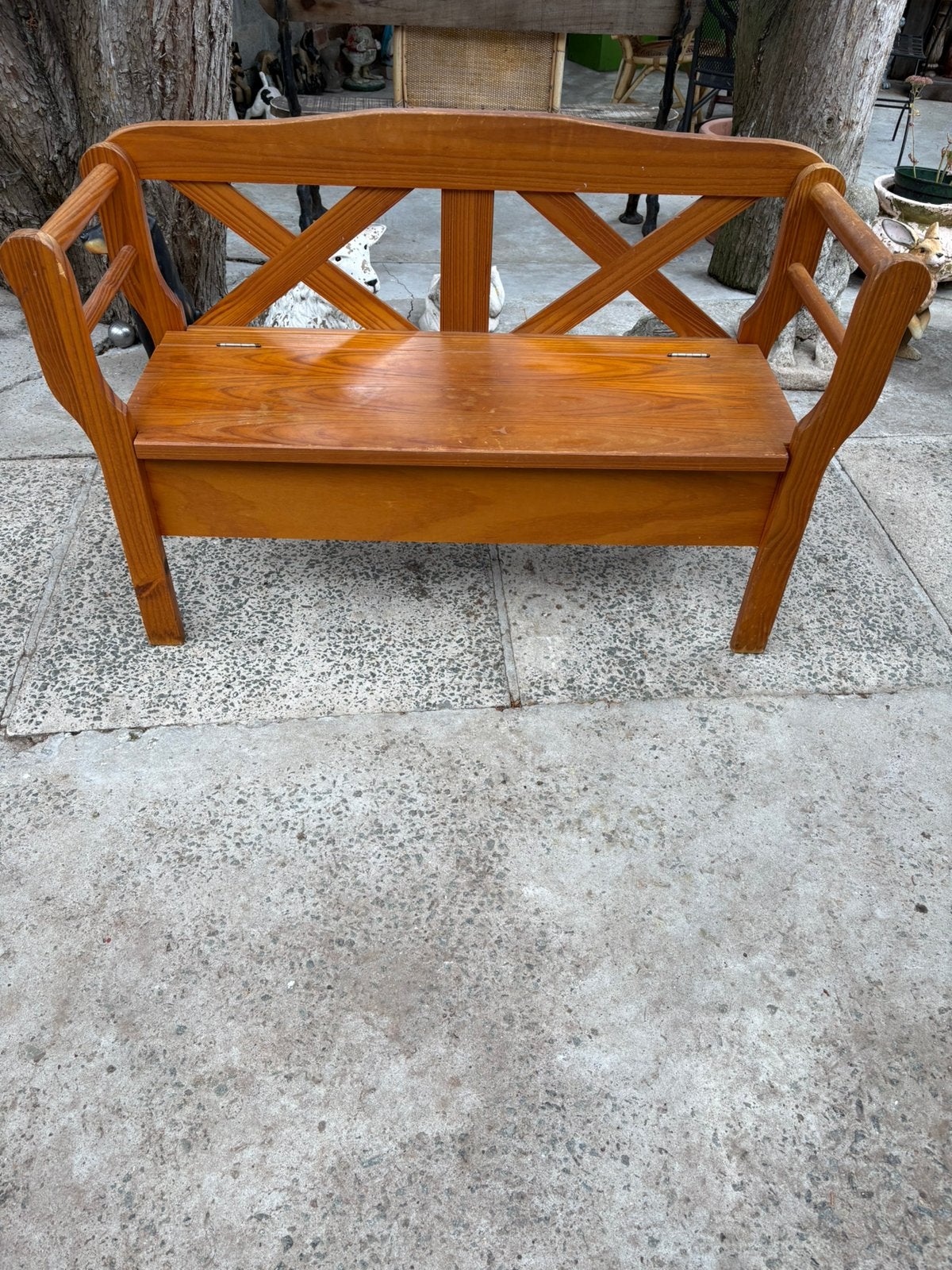 Tuinbank, Tuin en Terras, Ophalen, Gebruikt, Hout