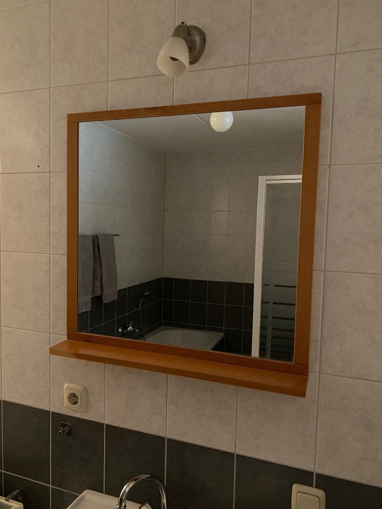 Badkamerspiegel en Hang Badkamerkastje, Ophalen, Gebruikt
